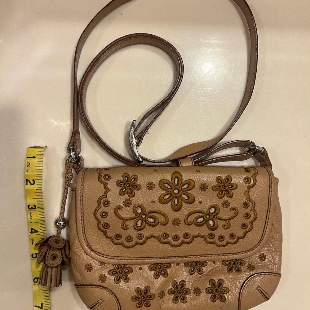 Brighton leather crossbody bag